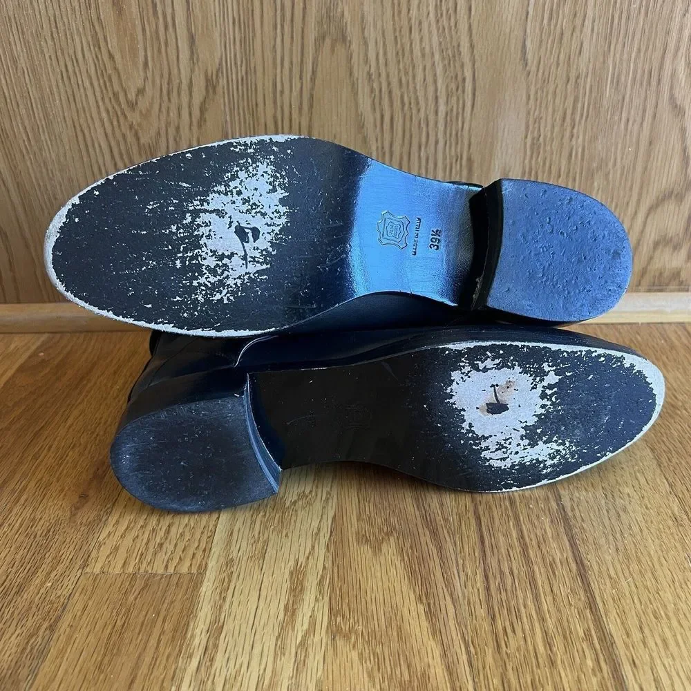 Pierre Hardy Ankle Boots Double Strap Cutout Leather Sz 9.5 | 39.5‎ Italy Moto - Picture 8 of 14